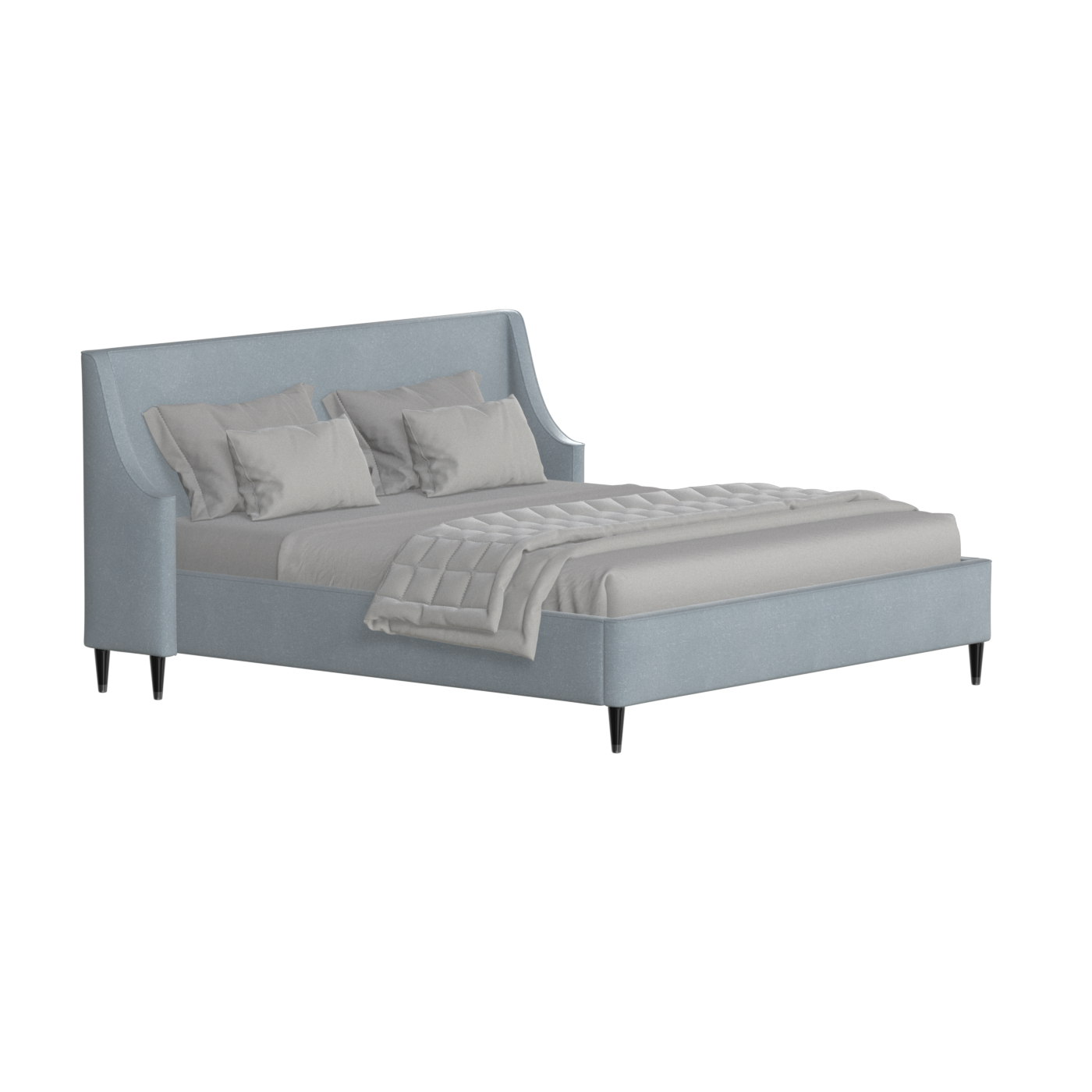 Laura Double Bed with High Headboard