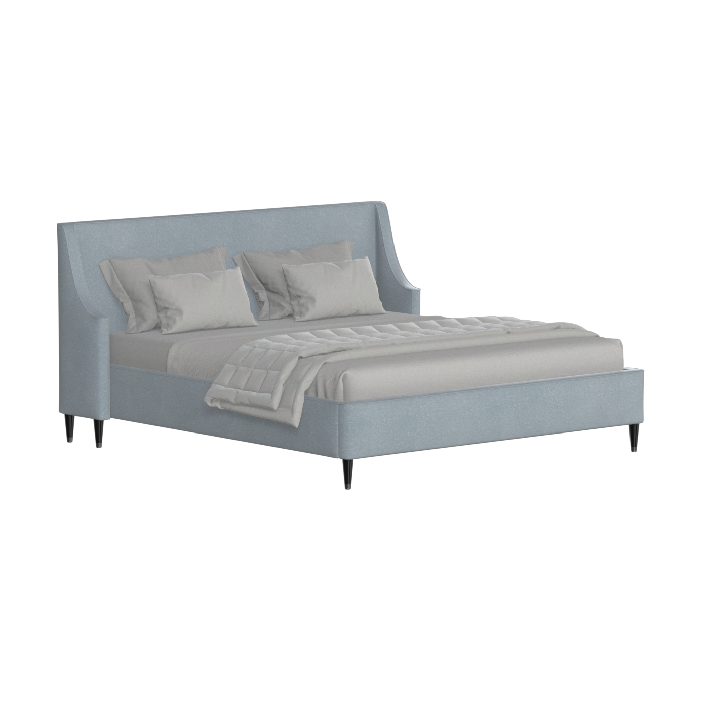 Laura Double Bed with High Headboard