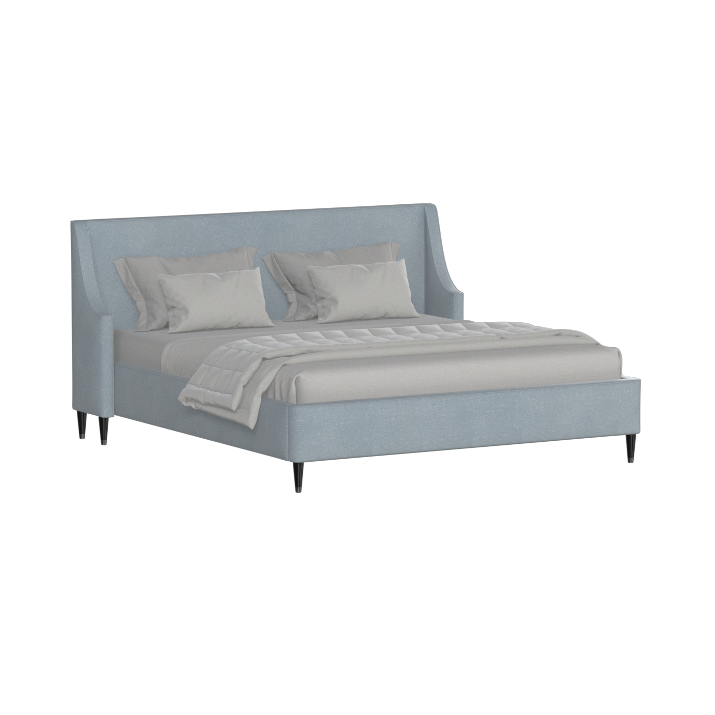 Laura Double Bed with High Headboard
