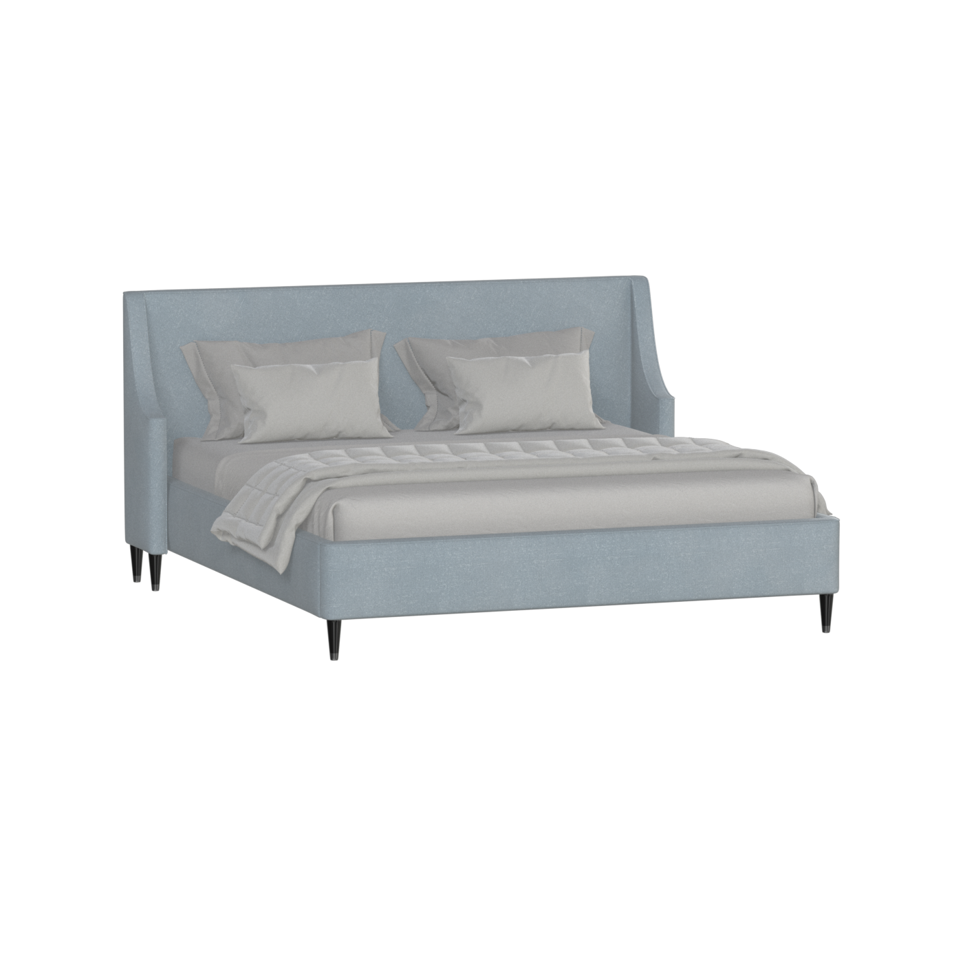 Laura Double Bed with High Headboard