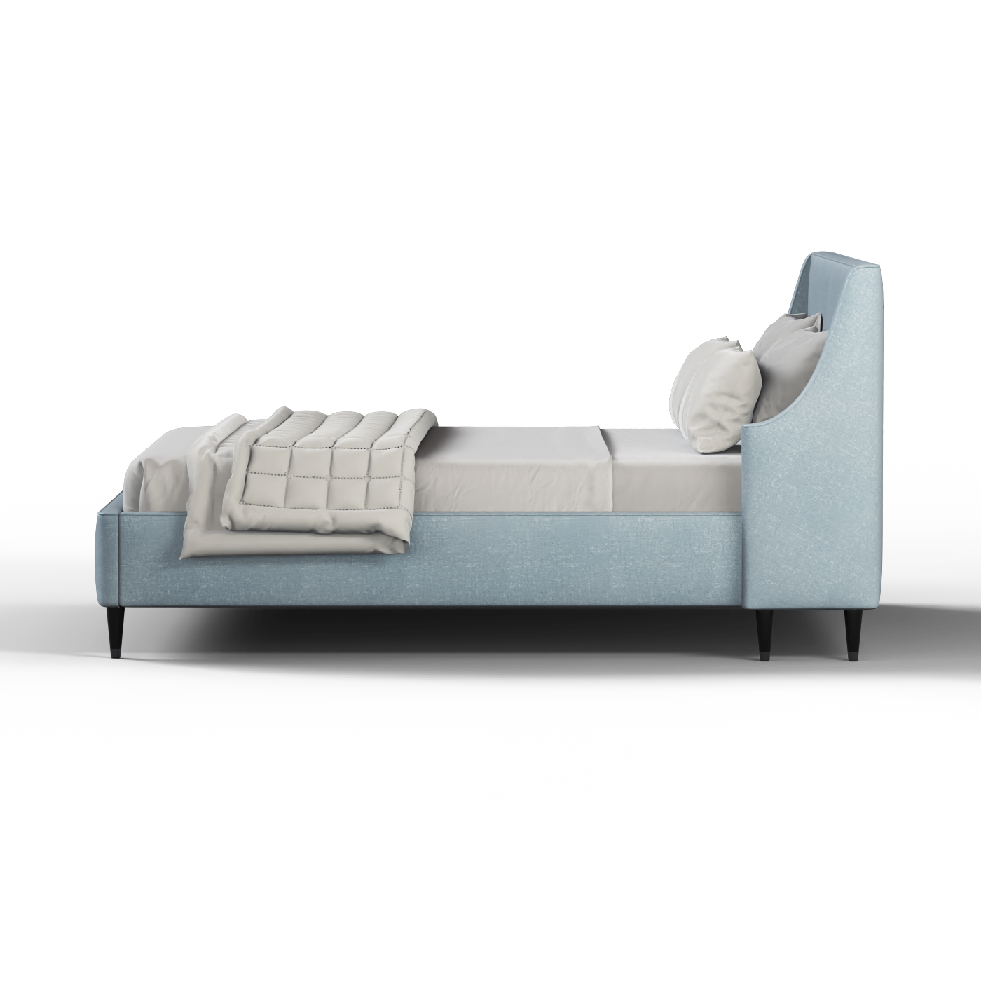 Laura Double Bed with High Headboard