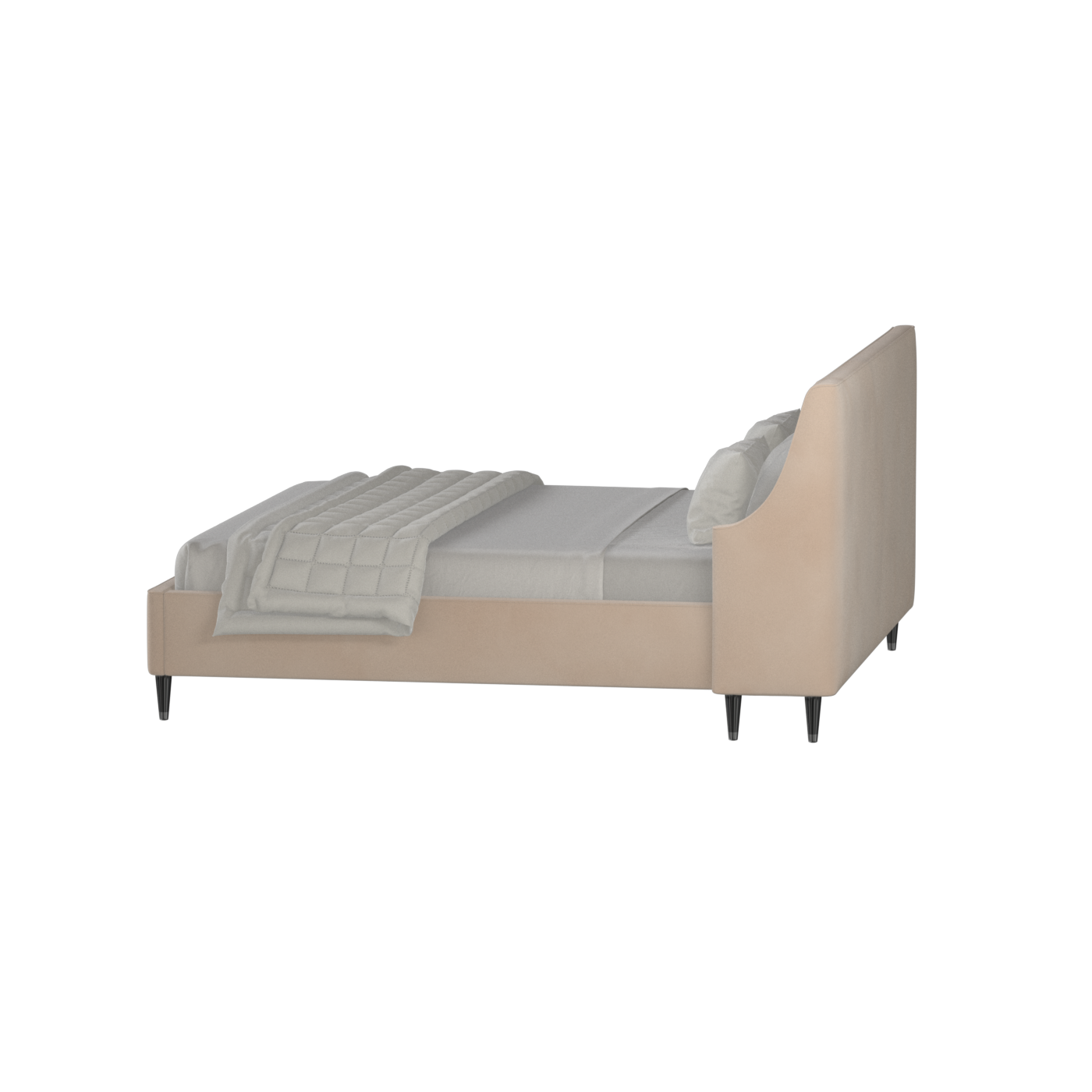 Laura Double Bed with High Headboard