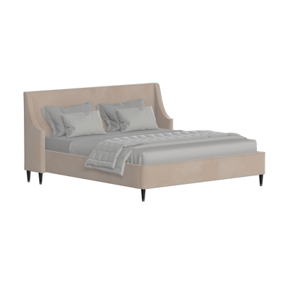 Laura Double Bed with High Headboard