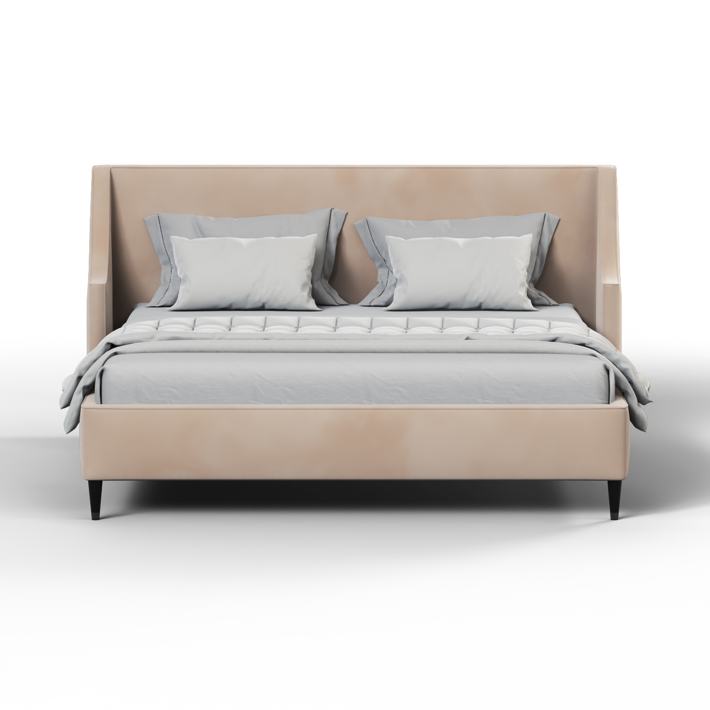 Laura Double Bed with High Headboard