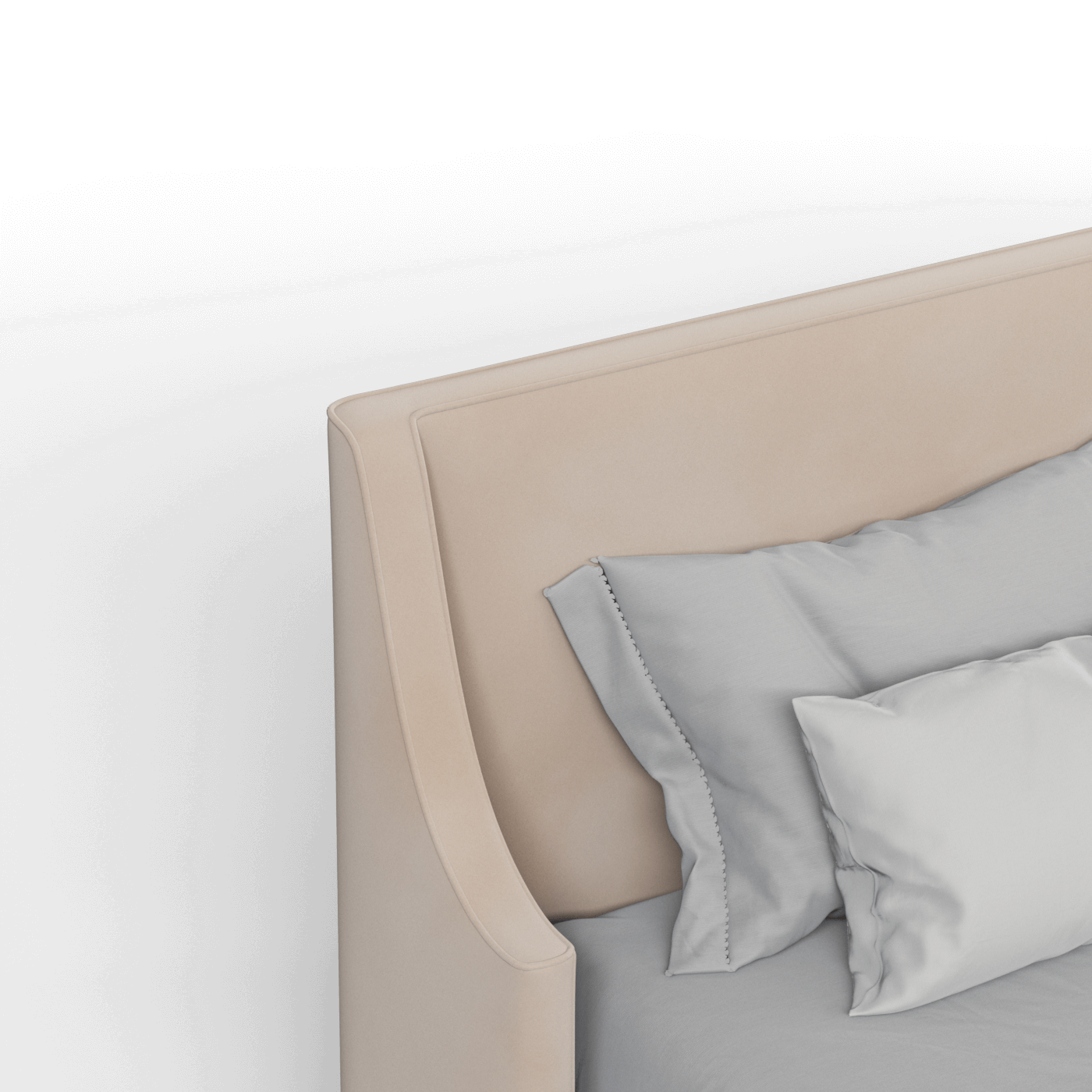 Laura Double Bed with High Headboard