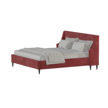 Laura Double Bed with High Headboard