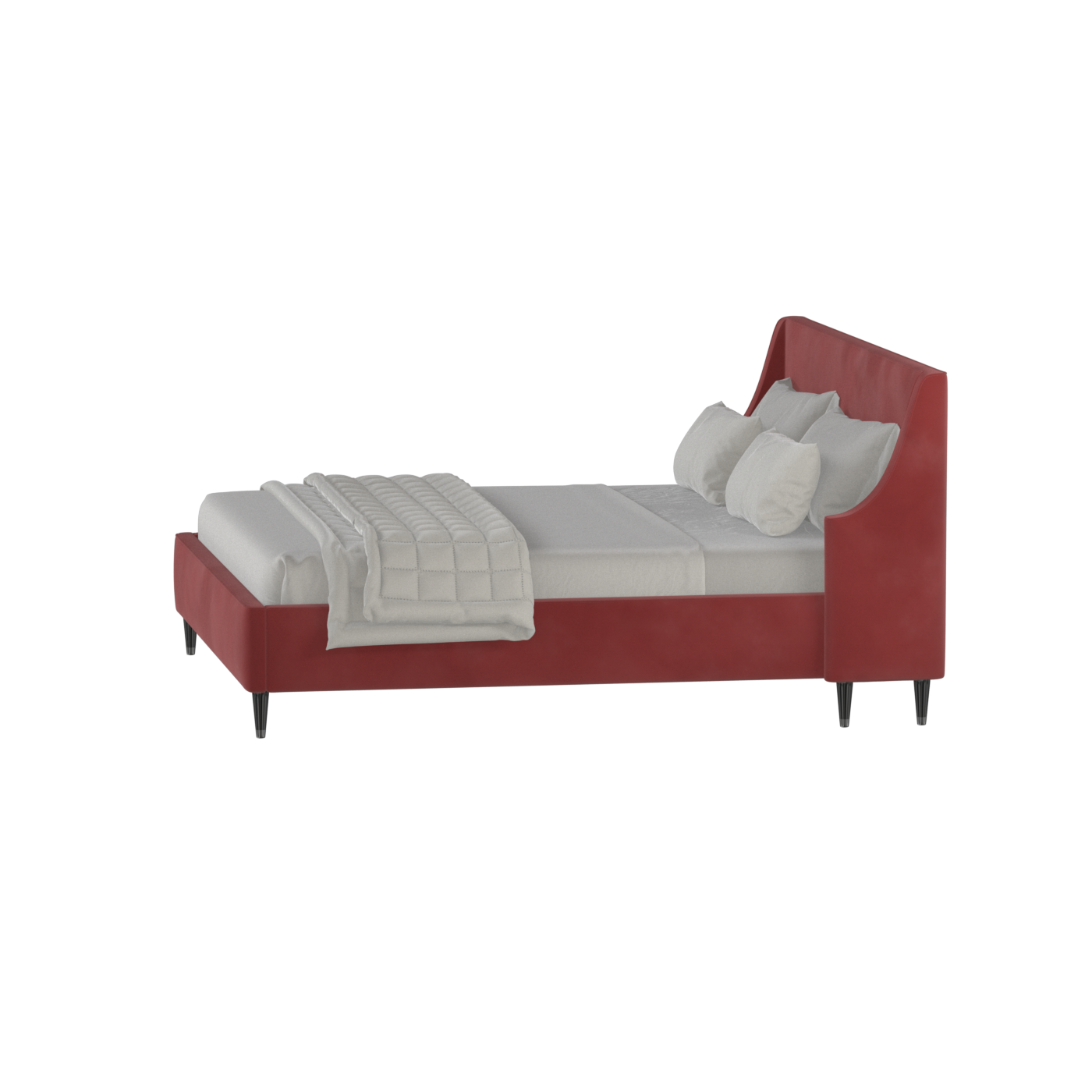 Laura Double Bed with High Headboard
