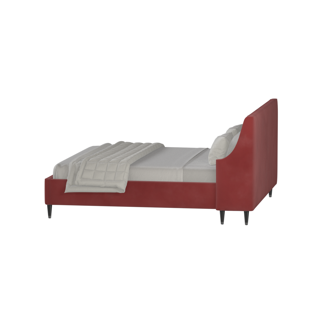 Laura Double Bed with High Headboard