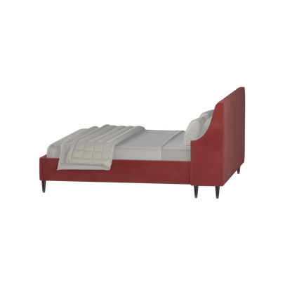 Laura Double Bed with High Headboard