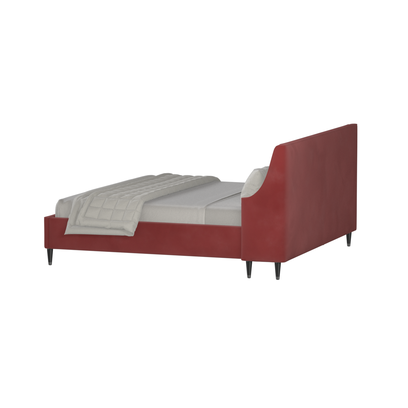 Laura Double Bed with High Headboard