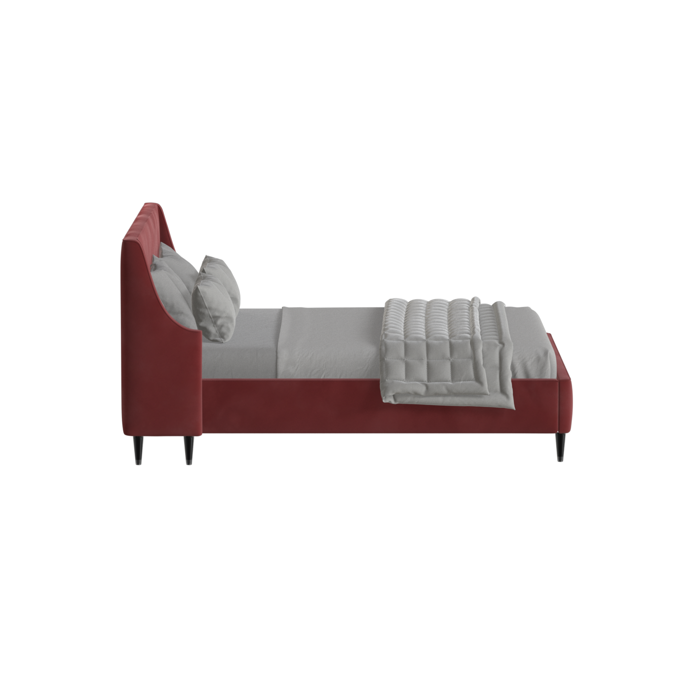 Laura Double Bed with High Headboard