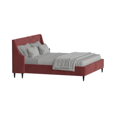 Laura Double Bed with High Headboard
