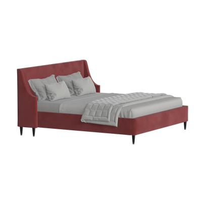 Laura Double Bed with High Headboard