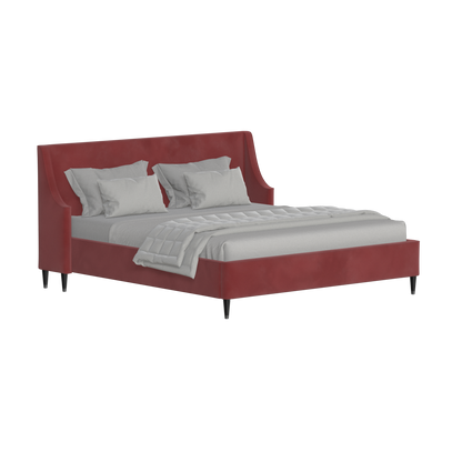 Laura Double Bed with High Headboard