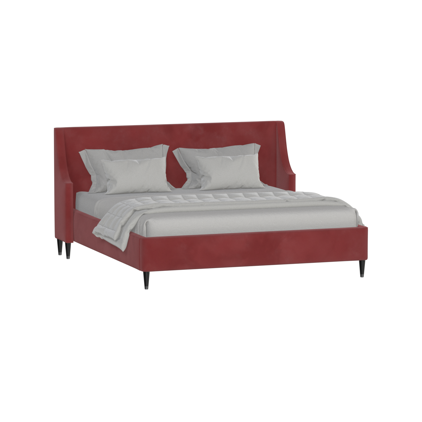 Laura Double Bed with High Headboard