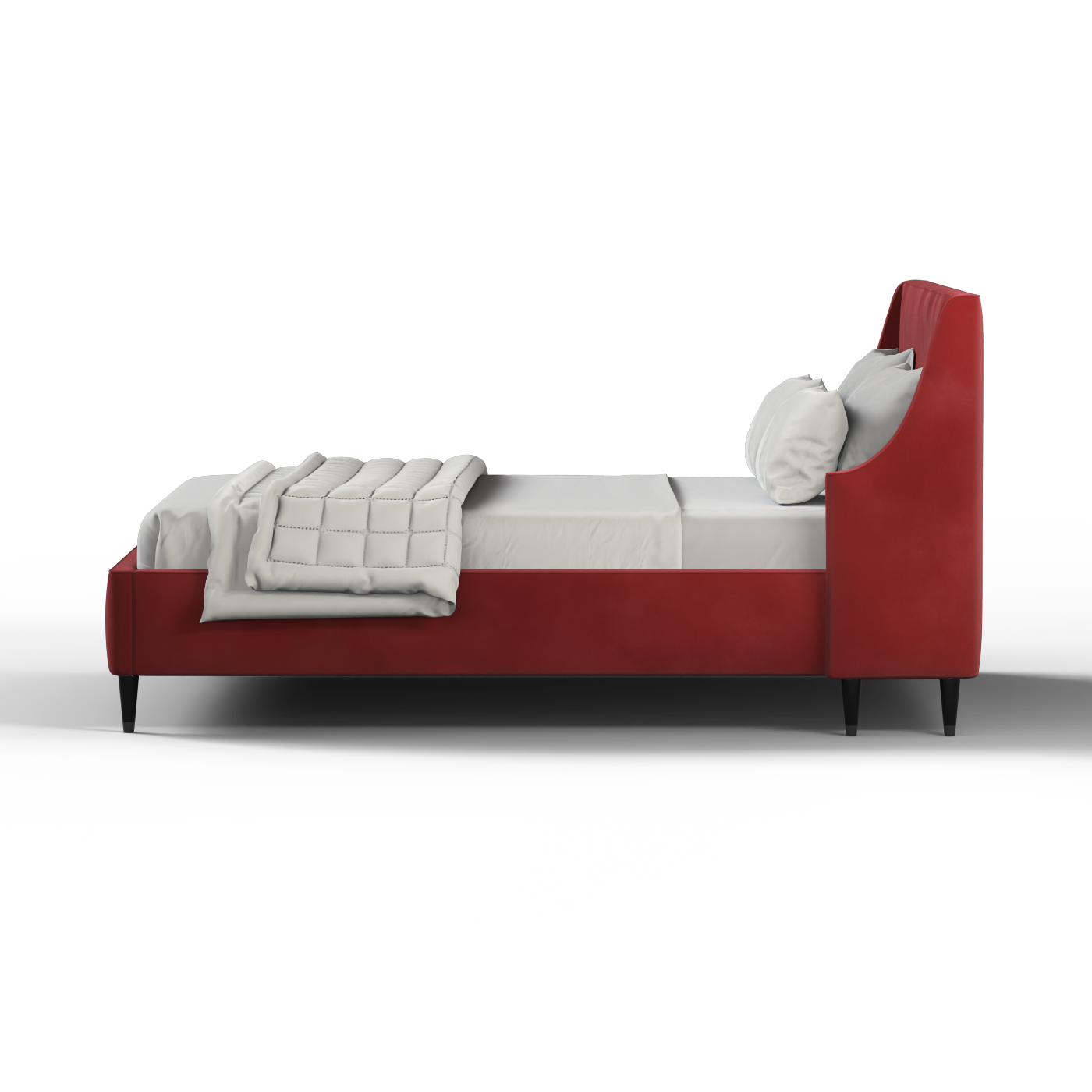 Laura Double Bed with High Headboard