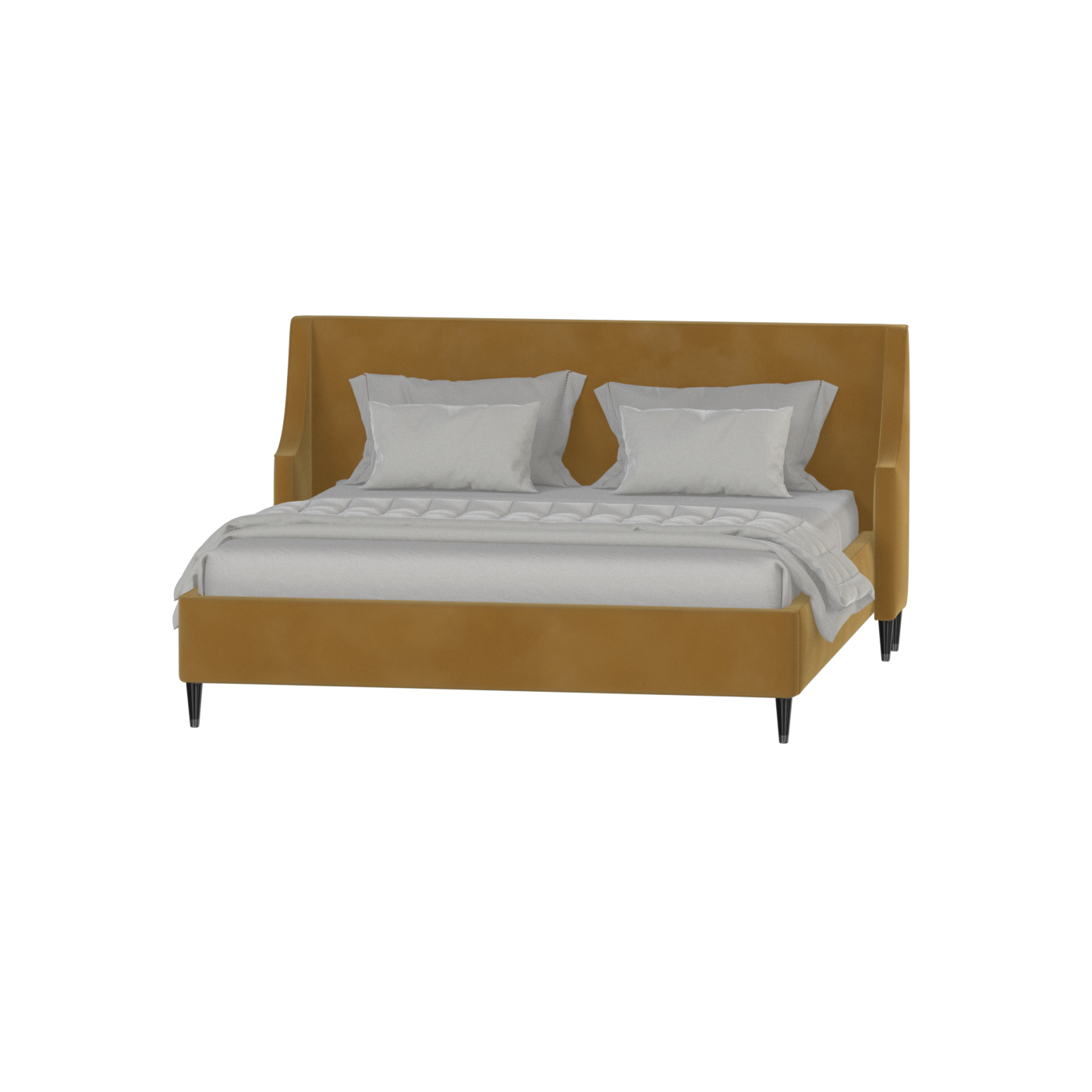 Laura Double Bed with High Headboard