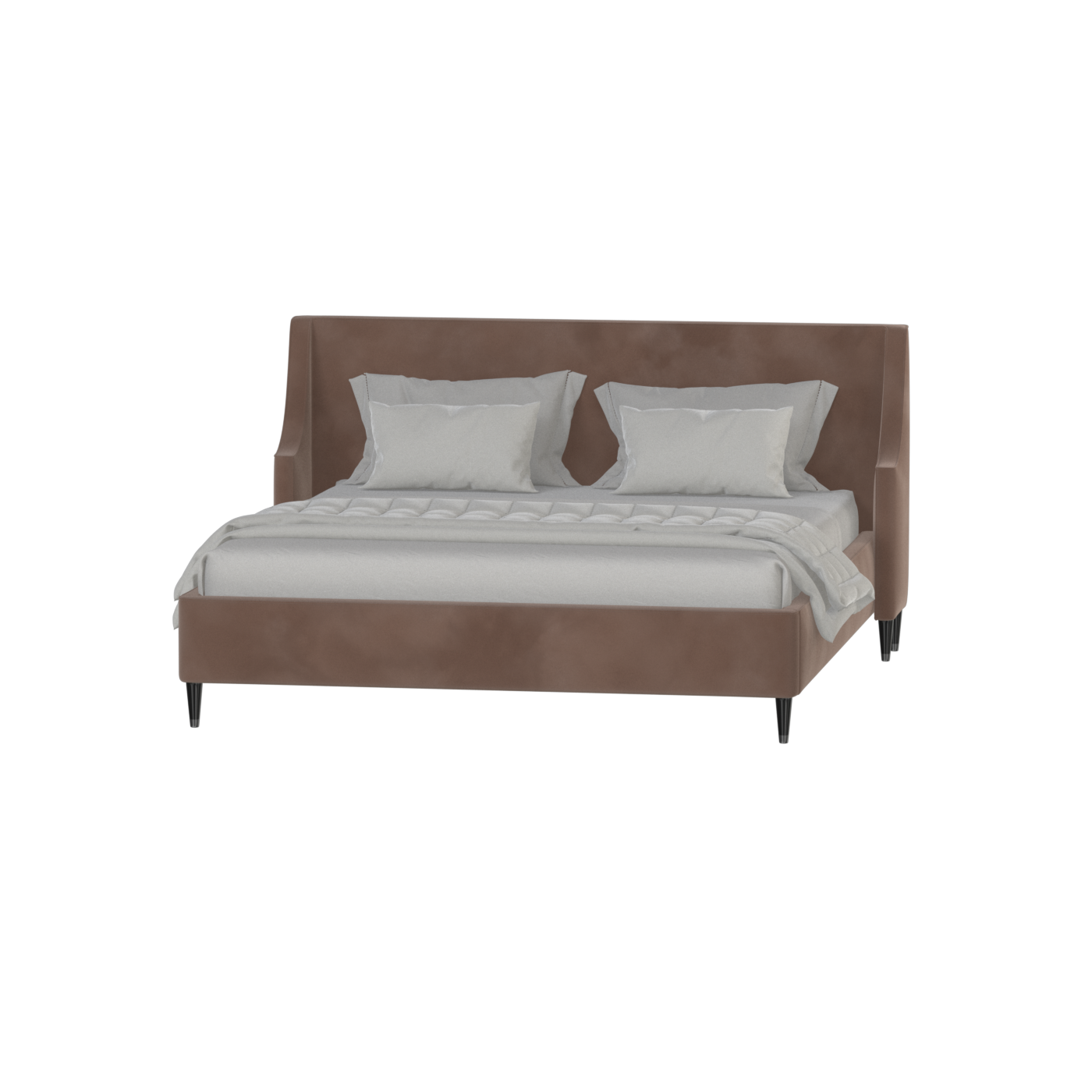 Laura Double Bed with High Headboard