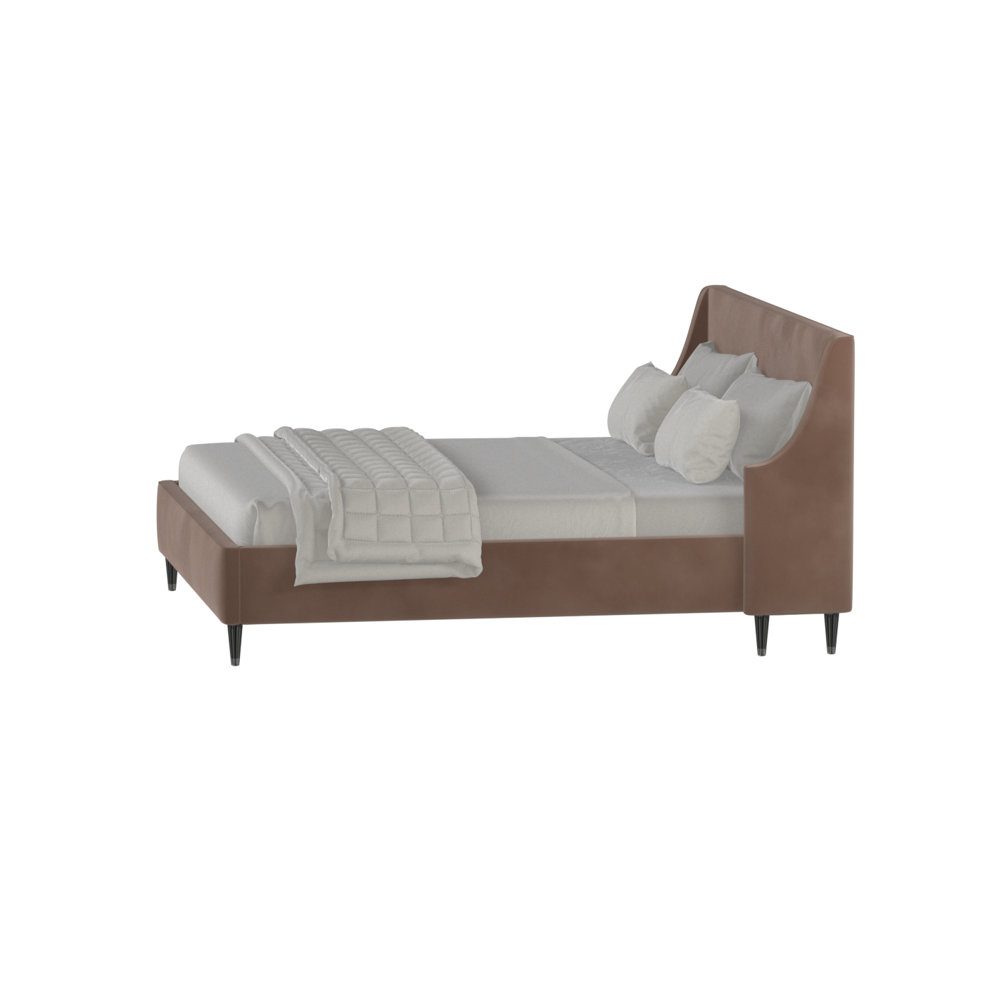 Laura Double Bed with High Headboard