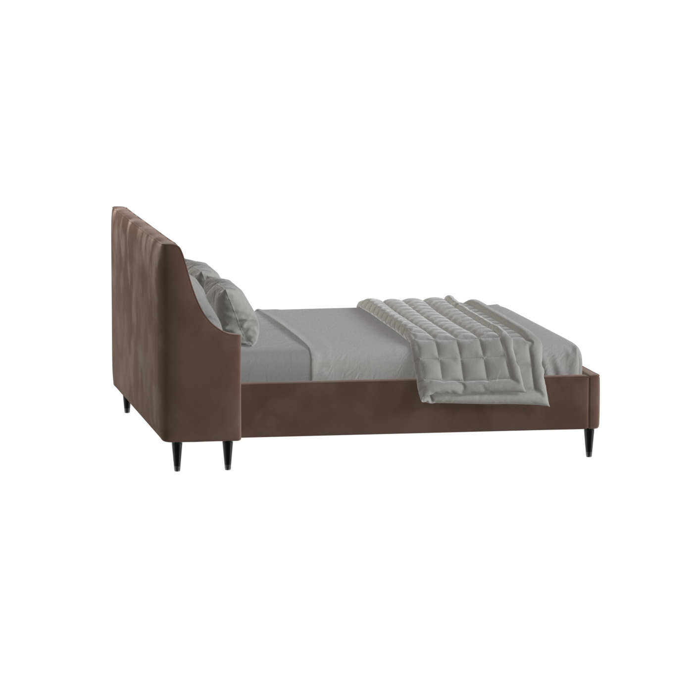 Laura Double Bed with High Headboard