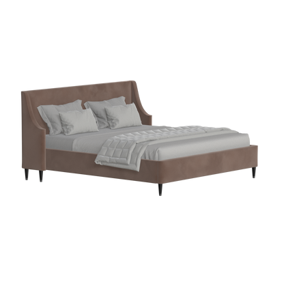 Laura Double Bed with High Headboard