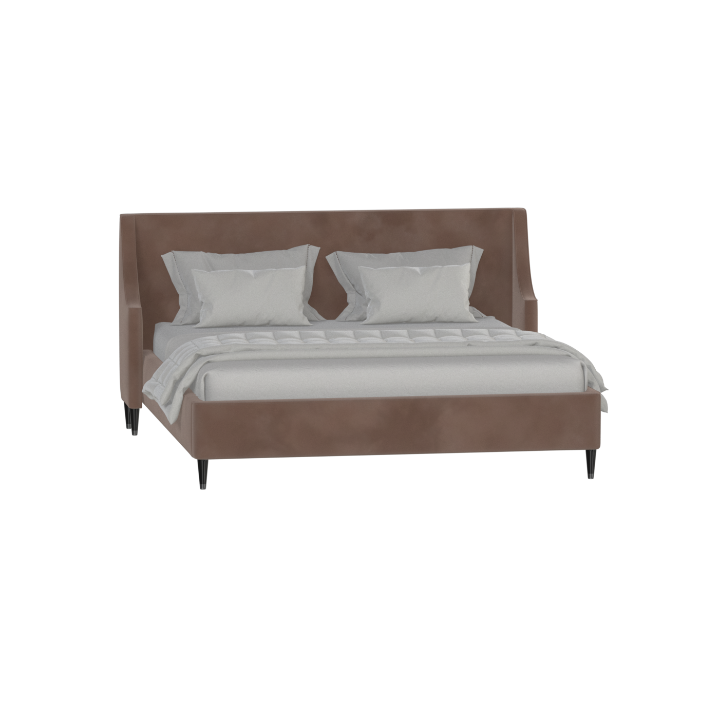 Laura Double Bed with High Headboard