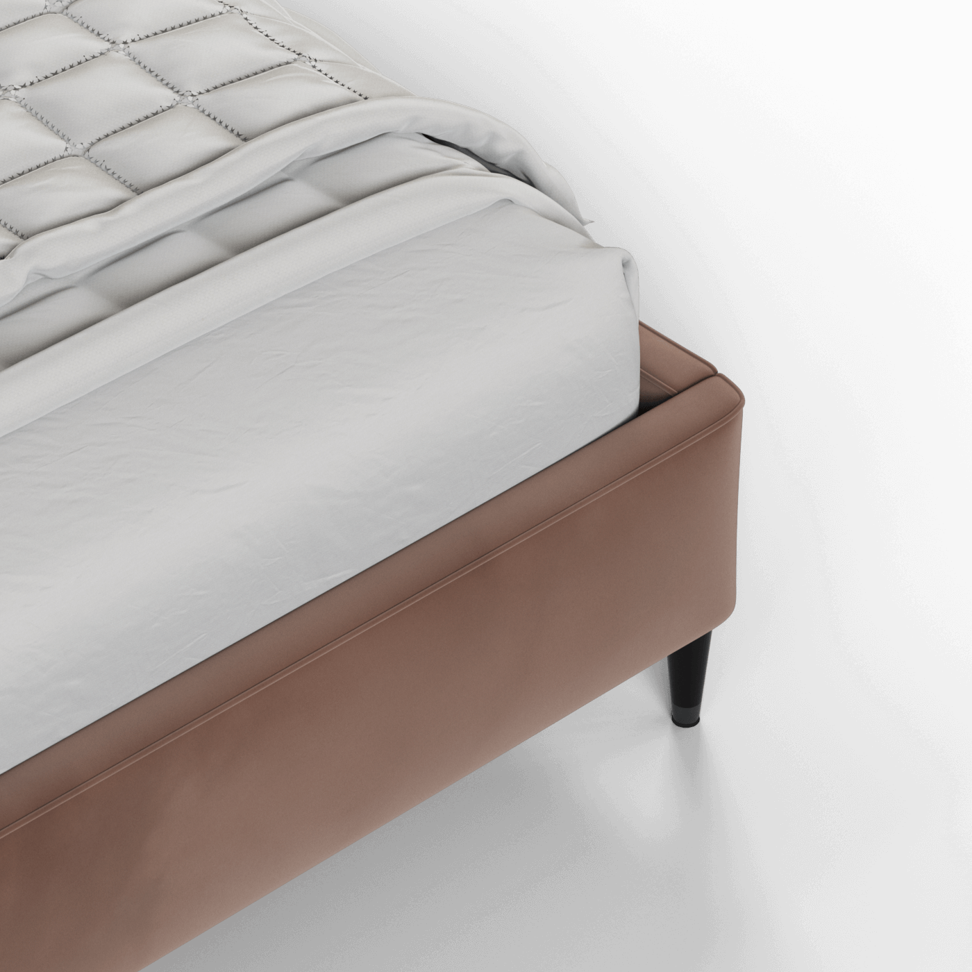 Laura Double Bed with High Headboard