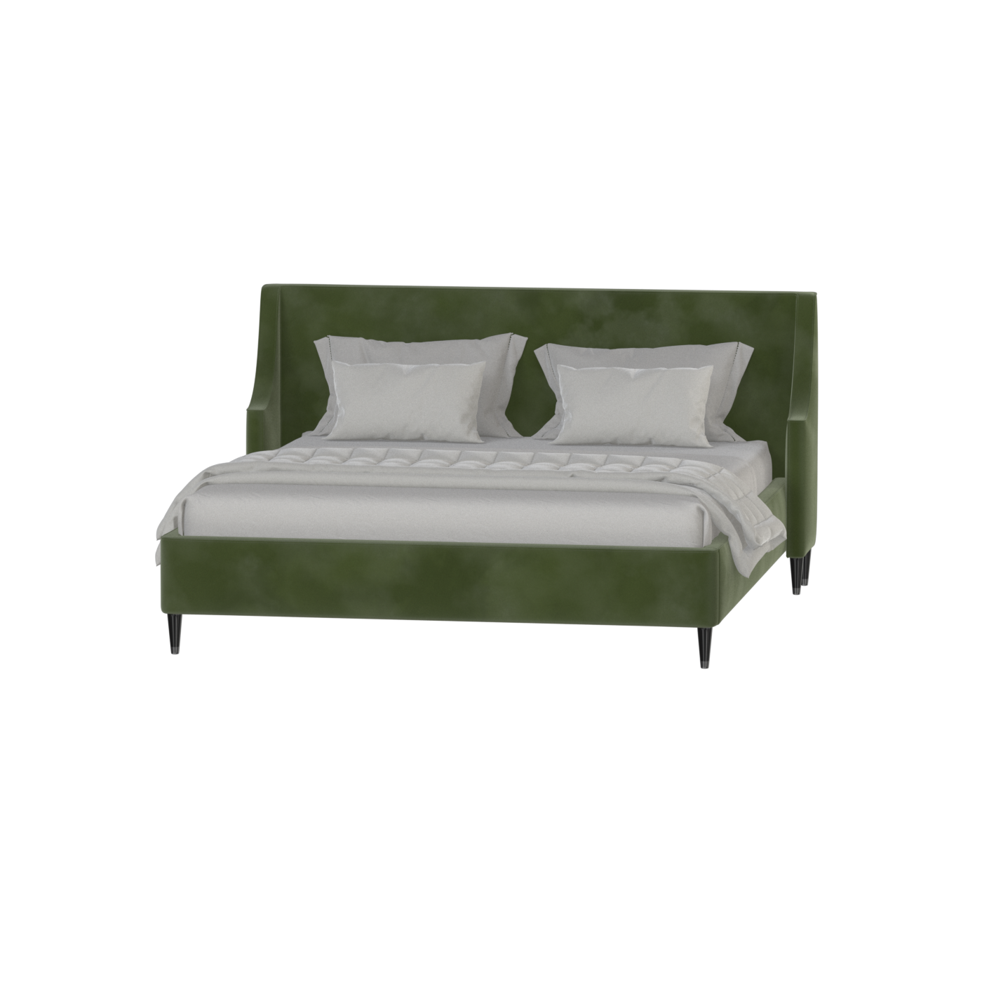 Laura Double Bed with High Headboard