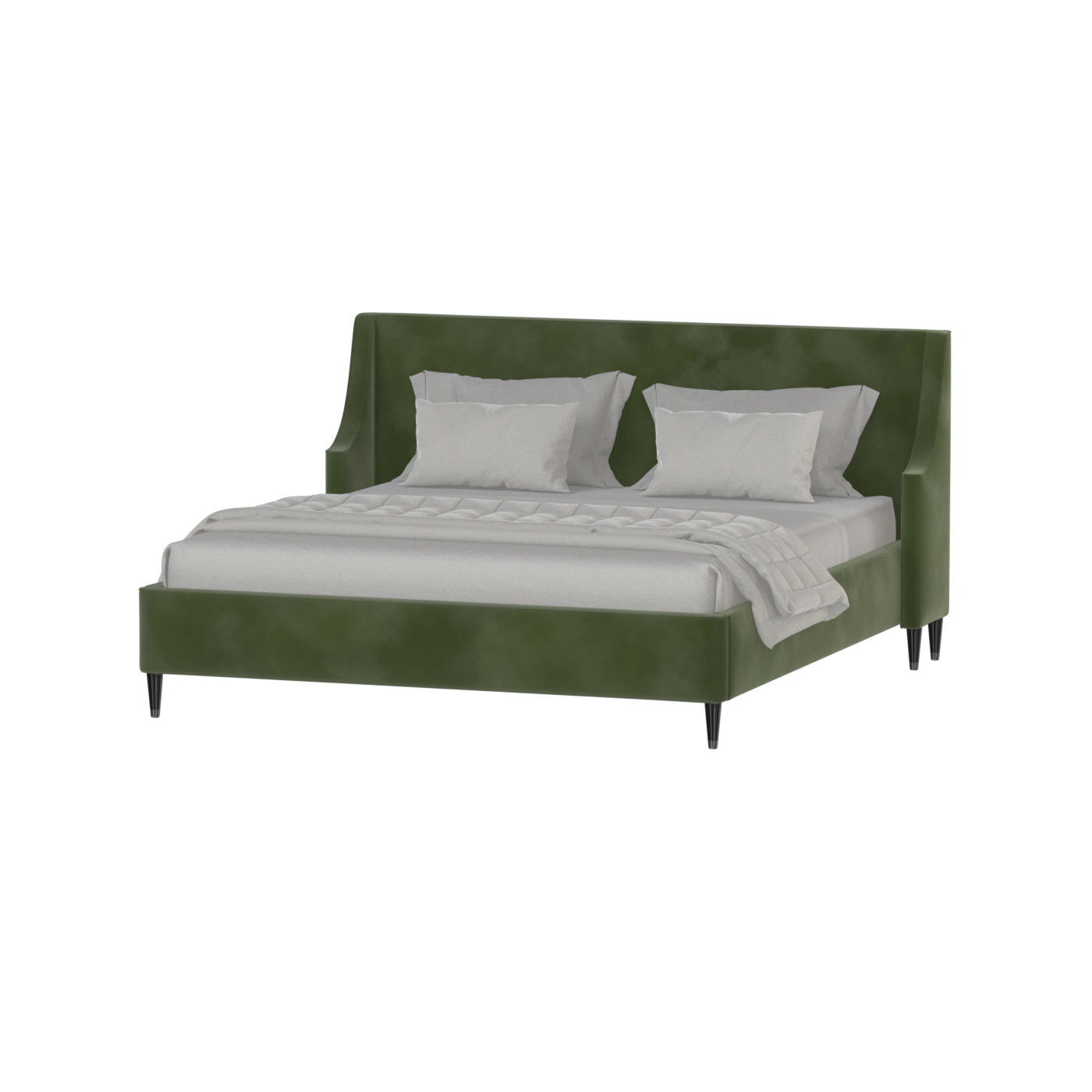 Laura Double Bed with High Headboard