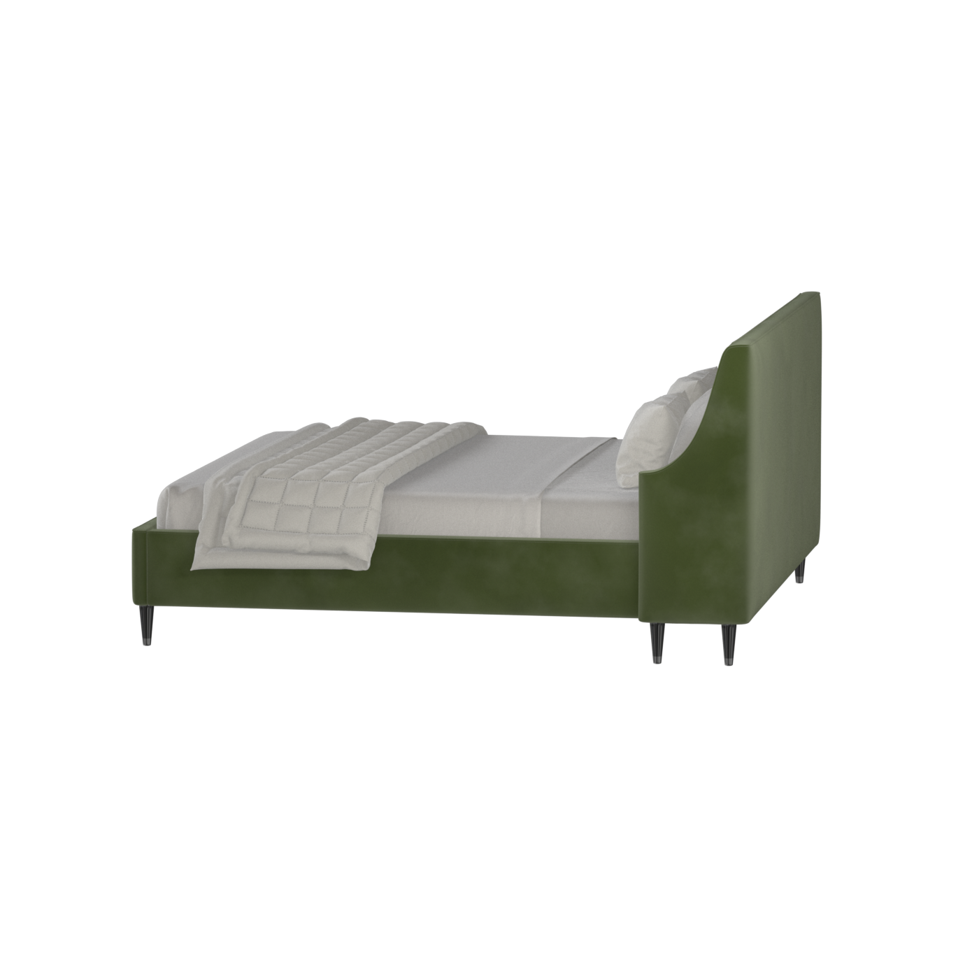 Laura Double Bed with High Headboard
