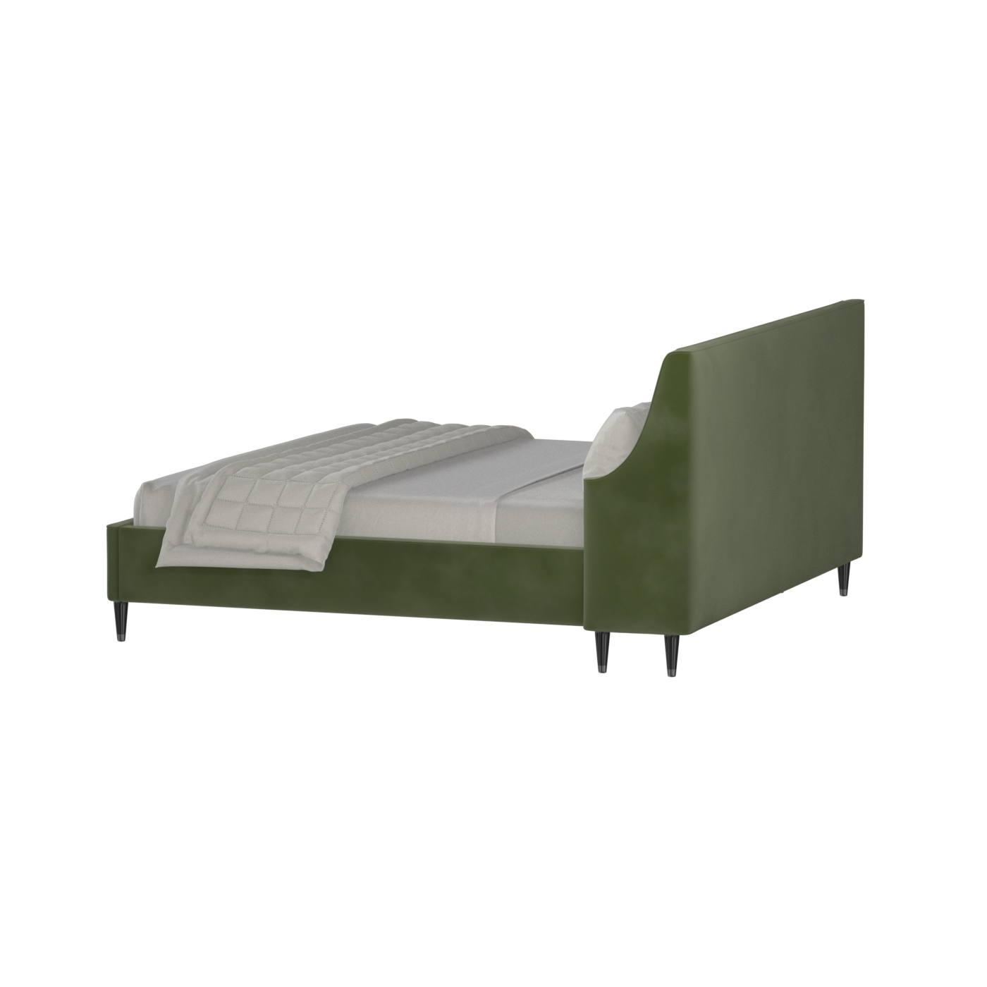 Laura Double Bed with High Headboard