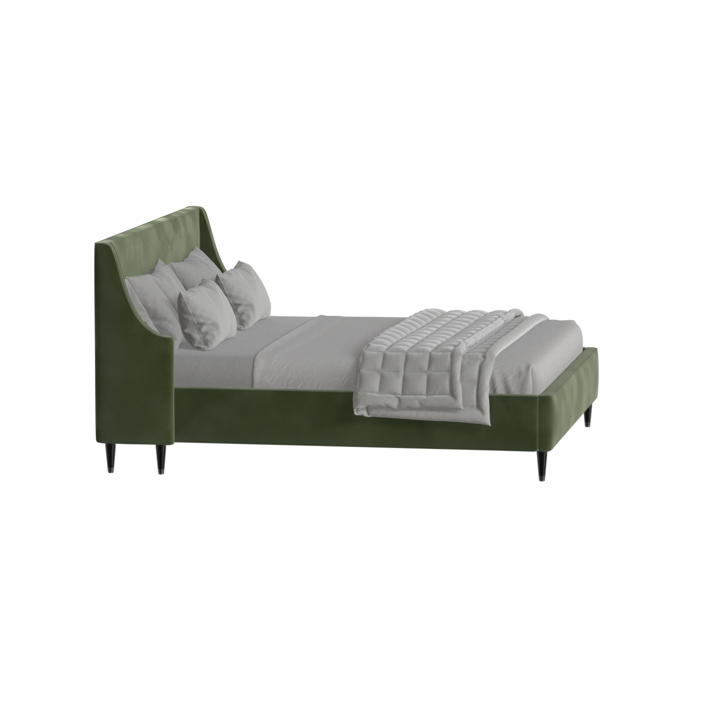 Laura Double Bed with High Headboard