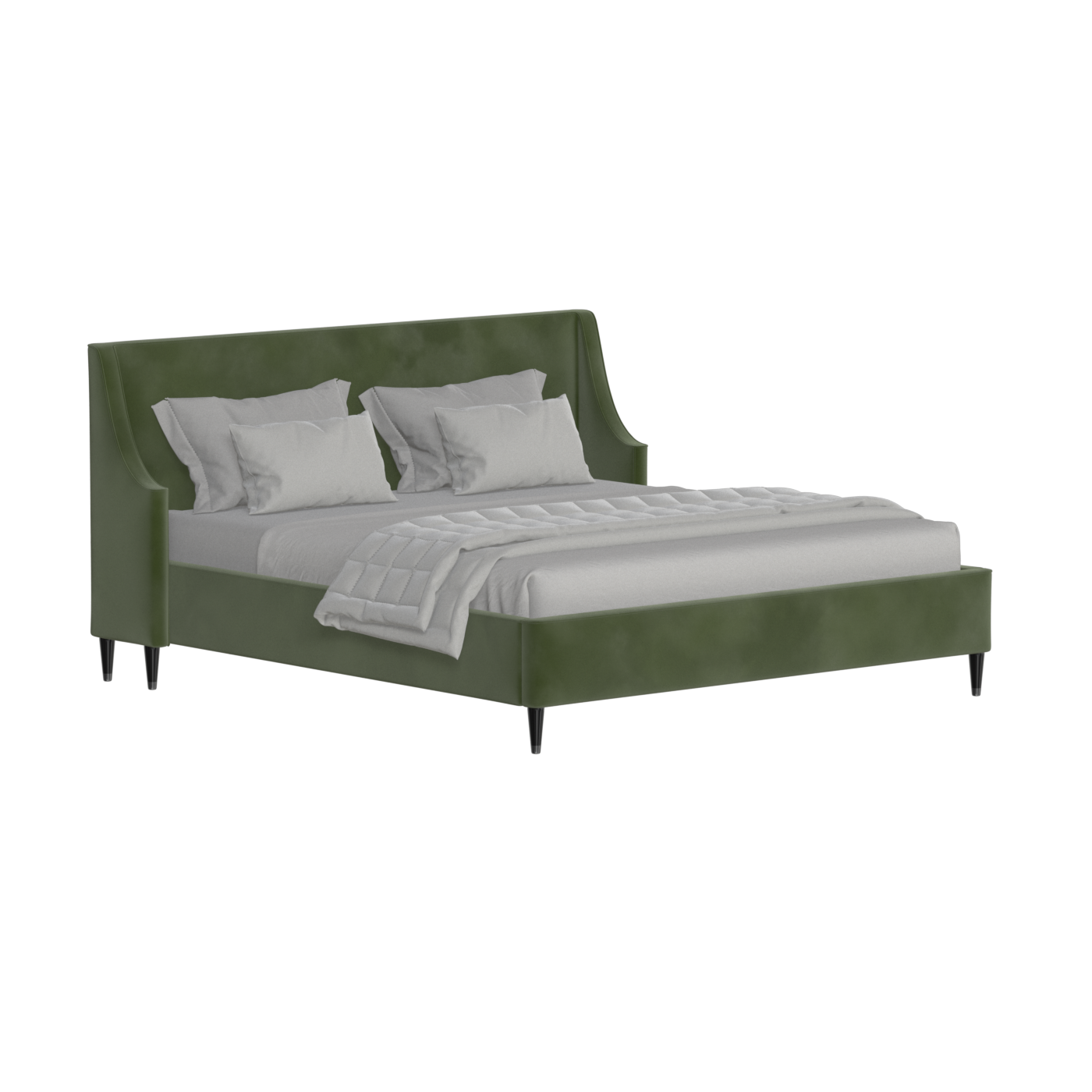Laura Double Bed with High Headboard