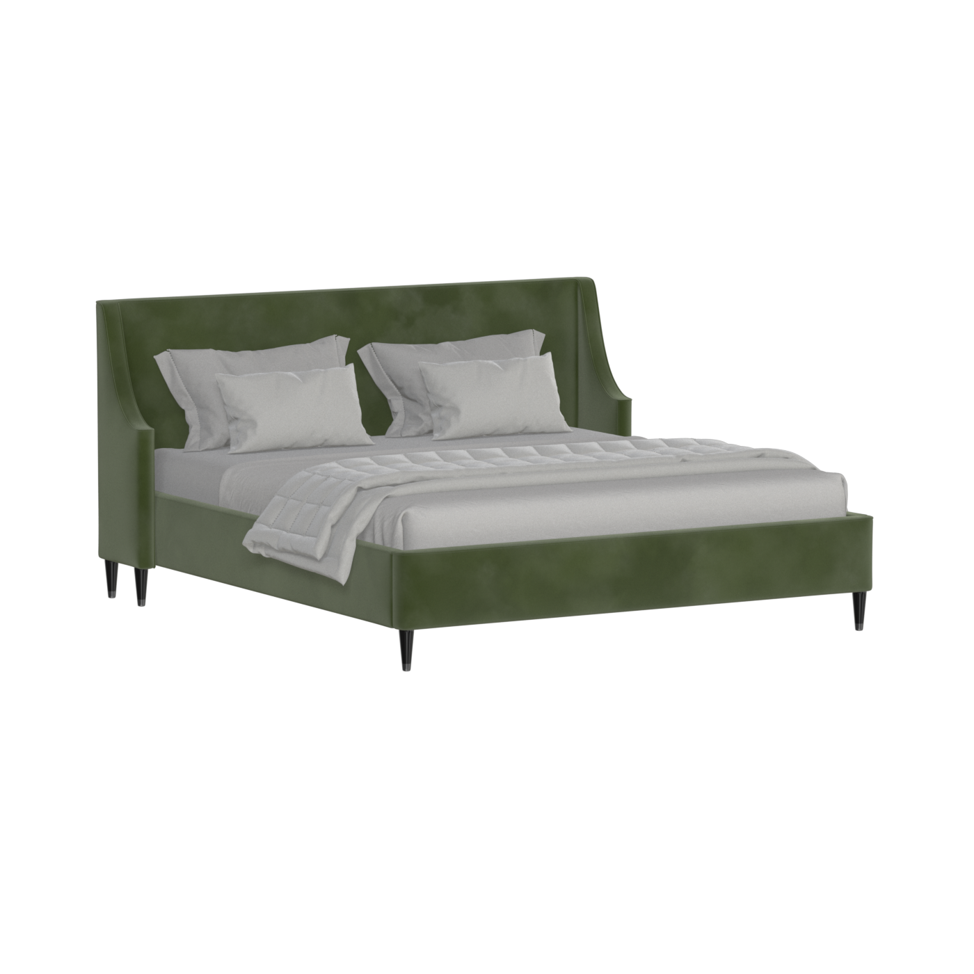 Laura Double Bed with High Headboard