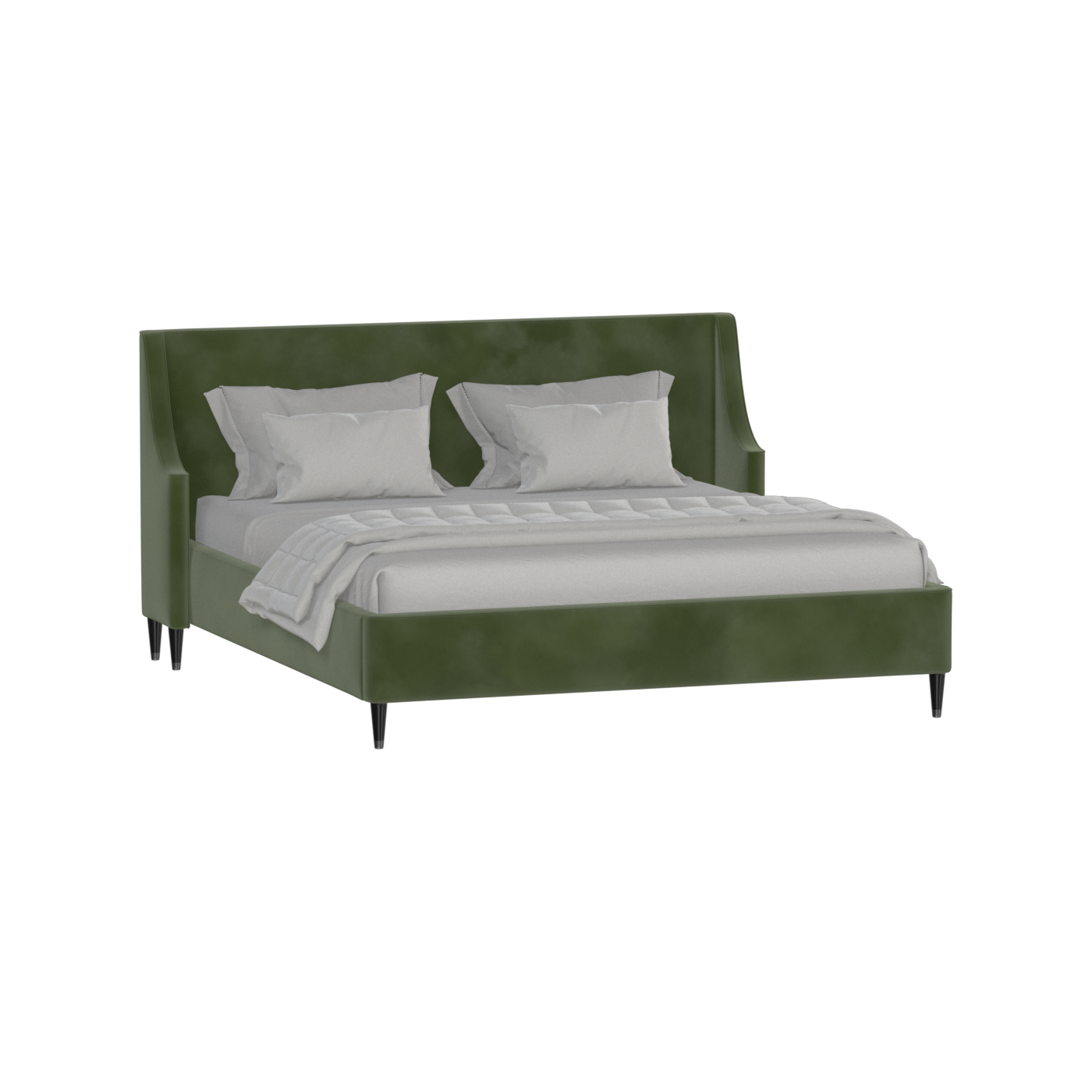 Laura Double Bed with High Headboard