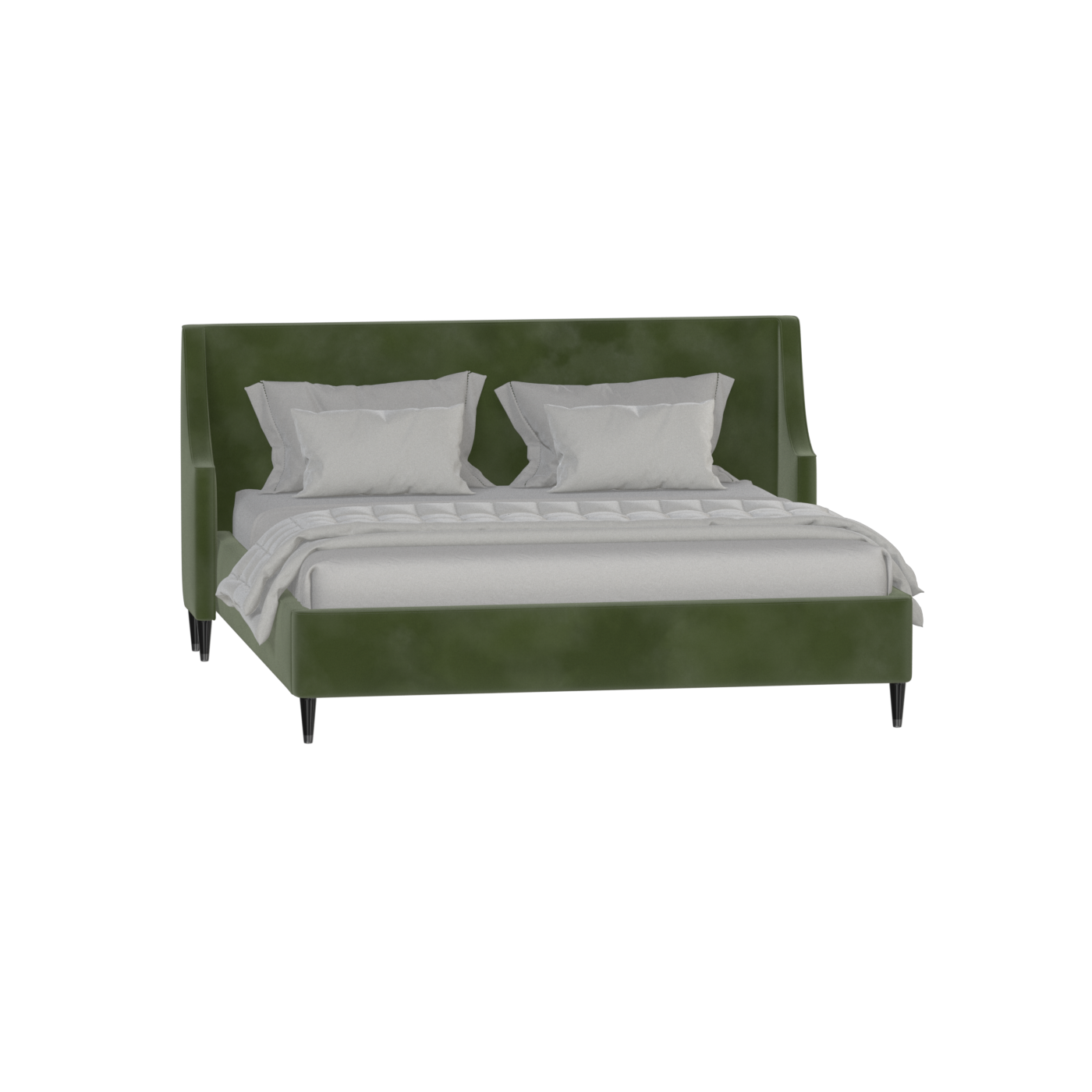 Laura Double Bed with High Headboard
