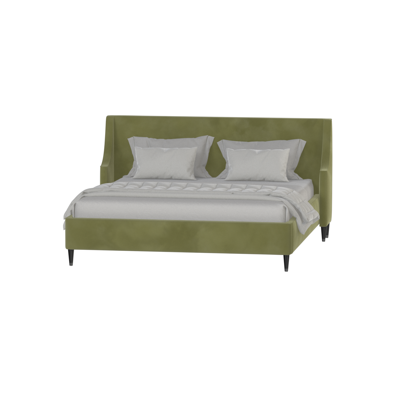 Laura Double Bed with High Headboard