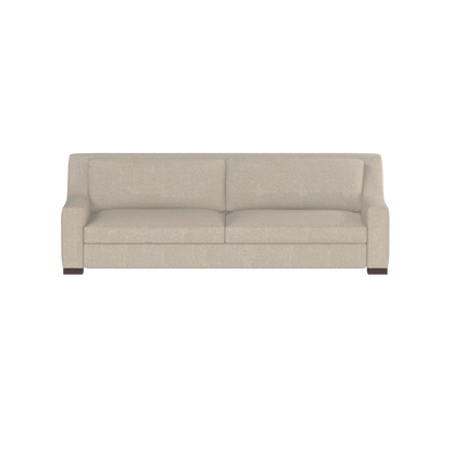 Louis 2 Seater Sofa — Structured Design with Tapered Arms