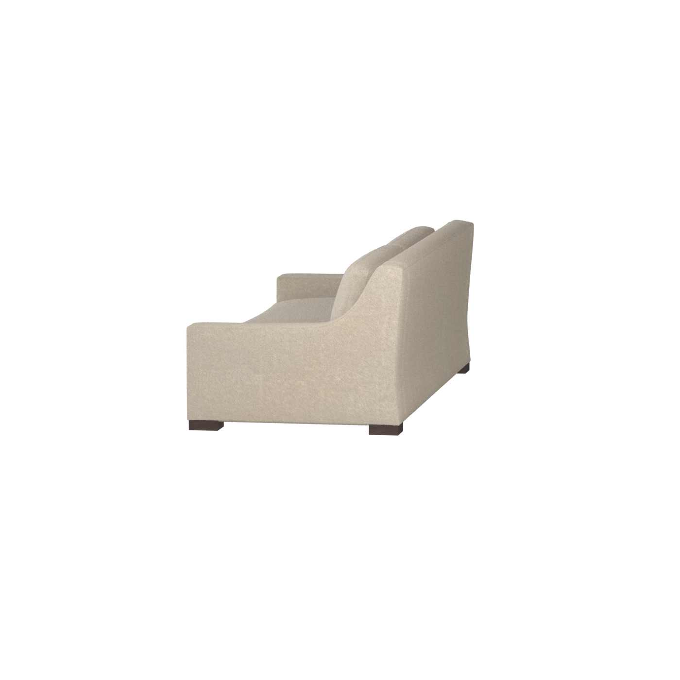 Louis 2 Seater Sofa — Structured Design with Tapered Arms