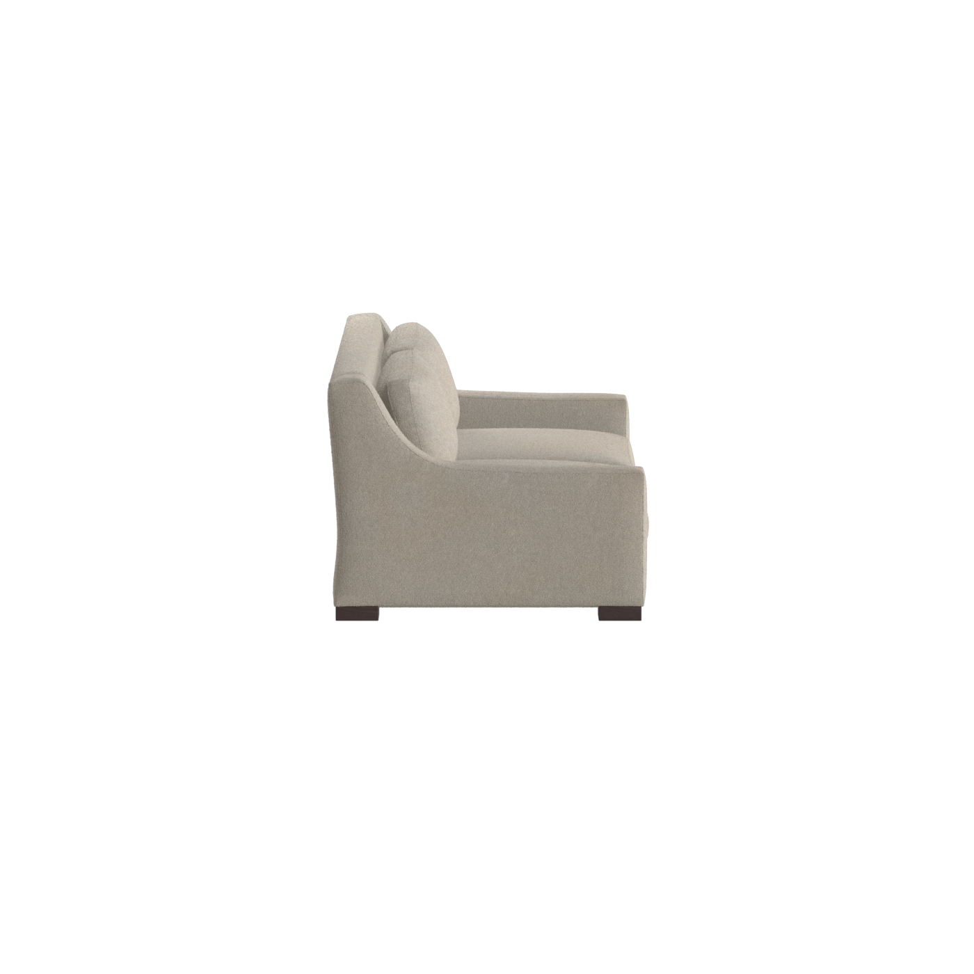 Louis 2 Seater Sofa — Structured Design with Tapered Arms