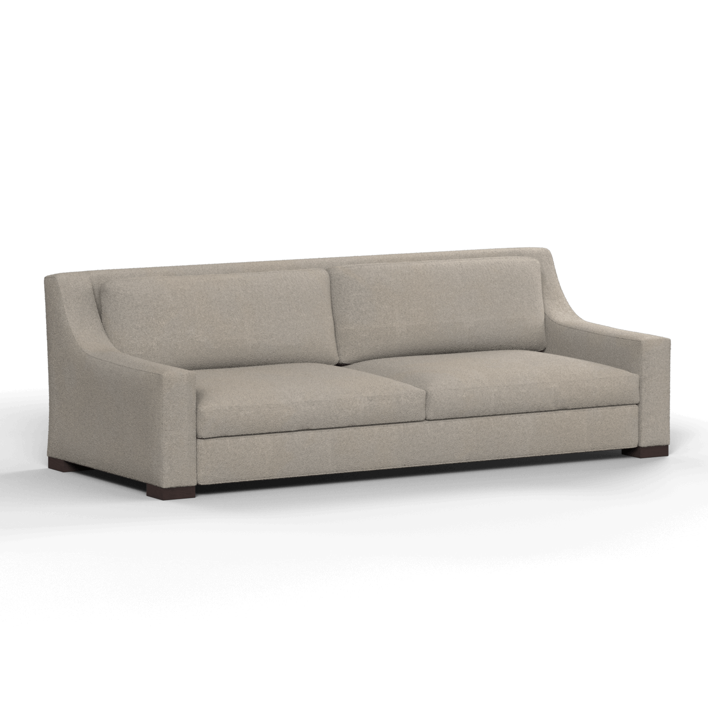 Louis 2 Seater Sofa — Structured Design with Tapered Arms