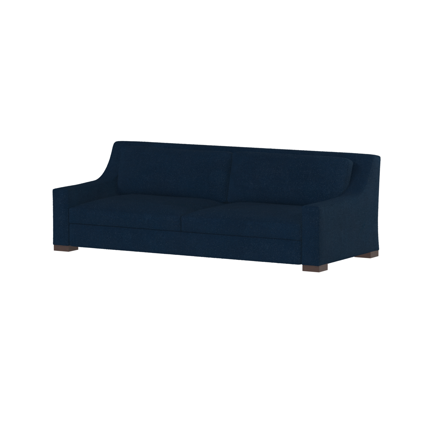 Louis 2 Seater Sofa — Structured Design with Tapered Arms