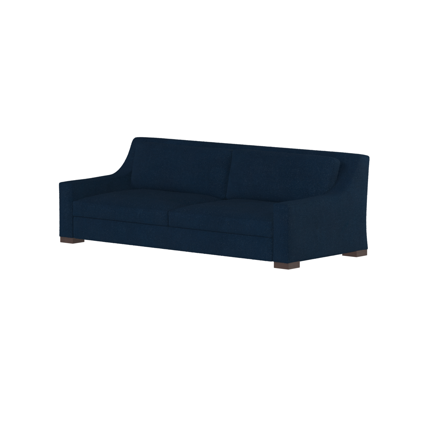 Louis 2 Seater Sofa — Structured Design with Tapered Arms