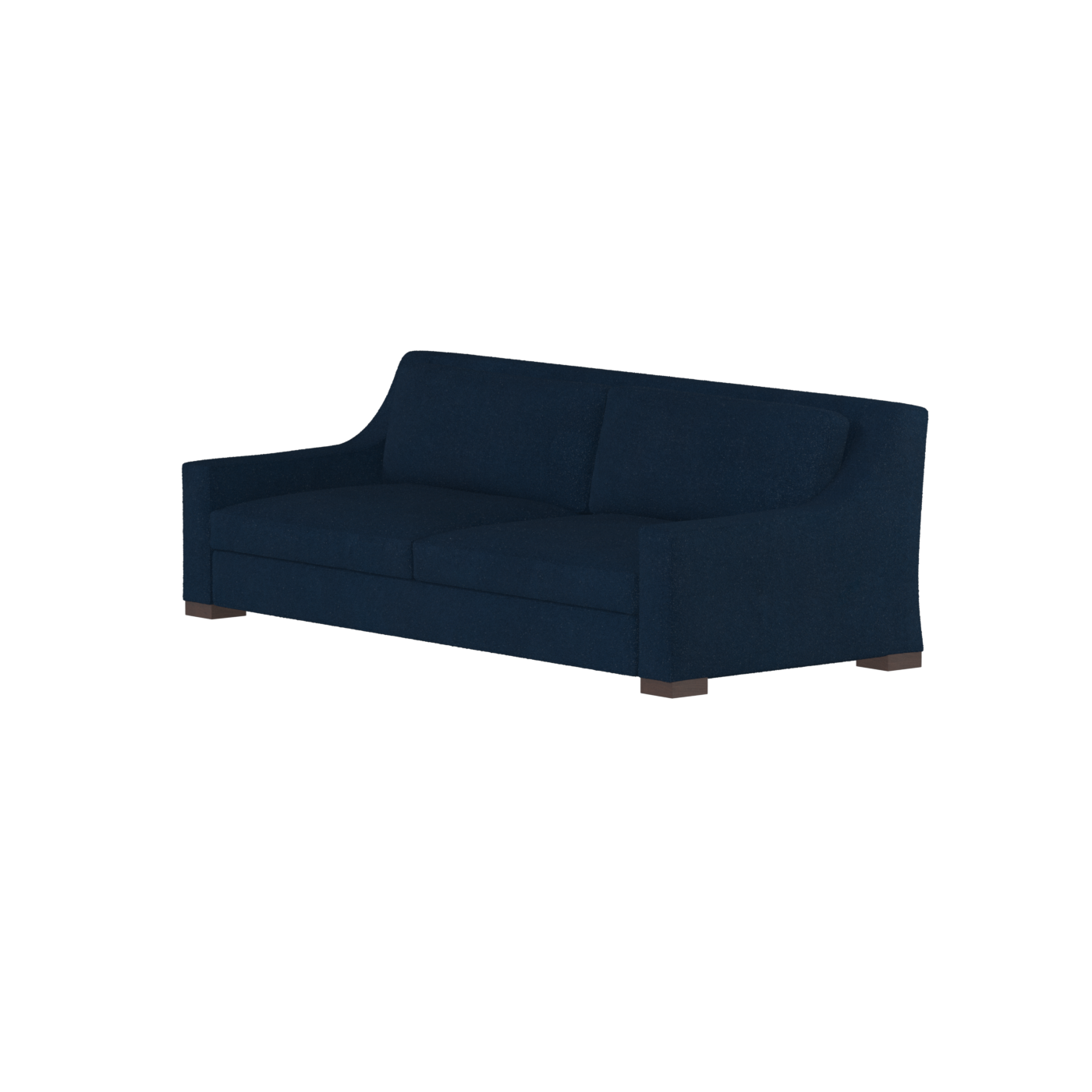 Louis 2 Seater Sofa — Structured Design with Tapered Arms