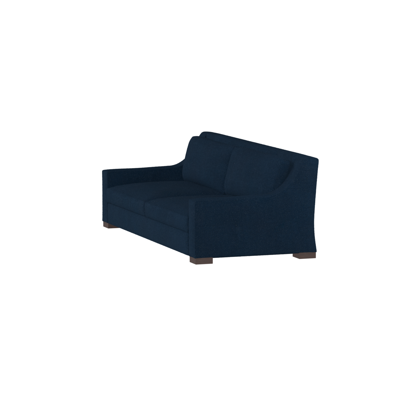 Louis 2 Seater Sofa — Structured Design with Tapered Arms