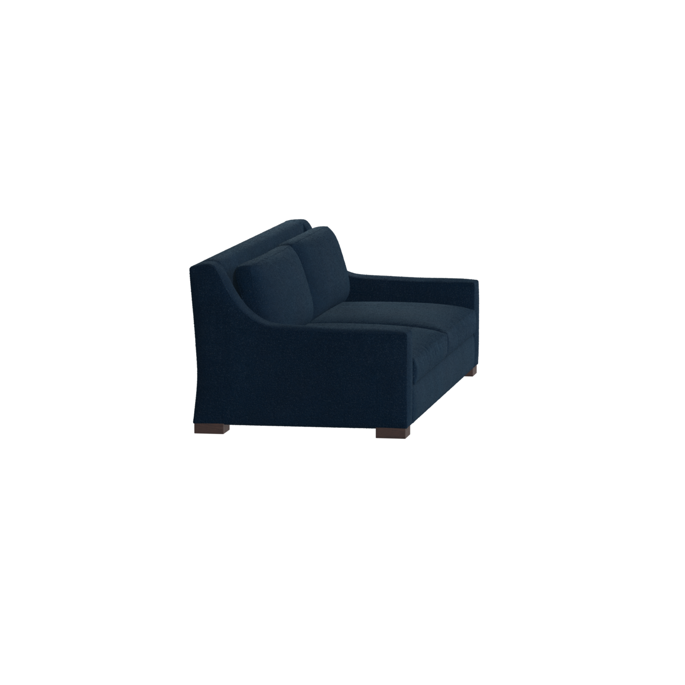 Louis 2 Seater Sofa — Structured Design with Tapered Arms