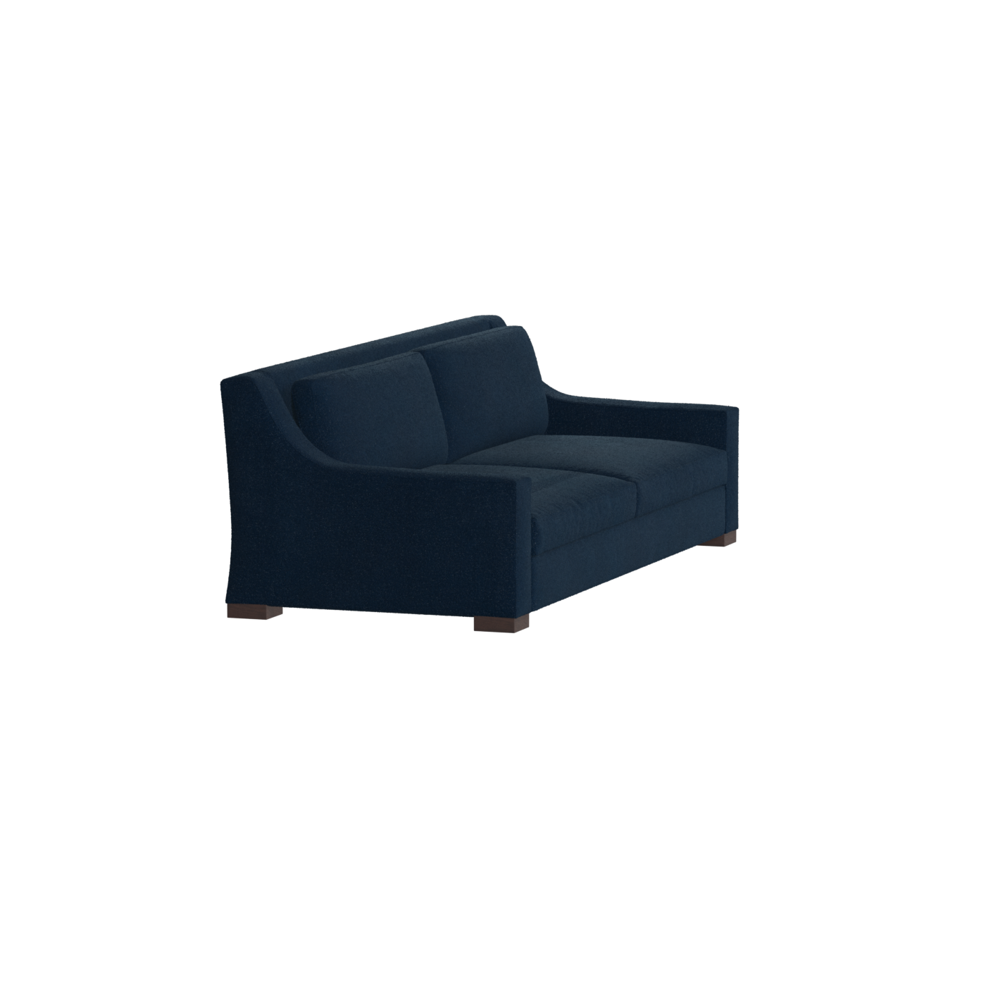 Louis 2 Seater Sofa — Structured Design with Tapered Arms