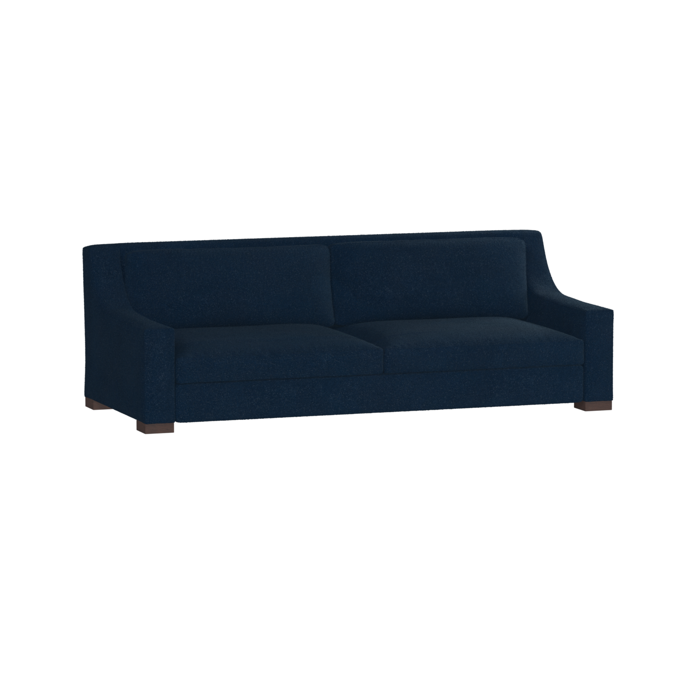 Louis 2 Seater Sofa — Structured Design with Tapered Arms