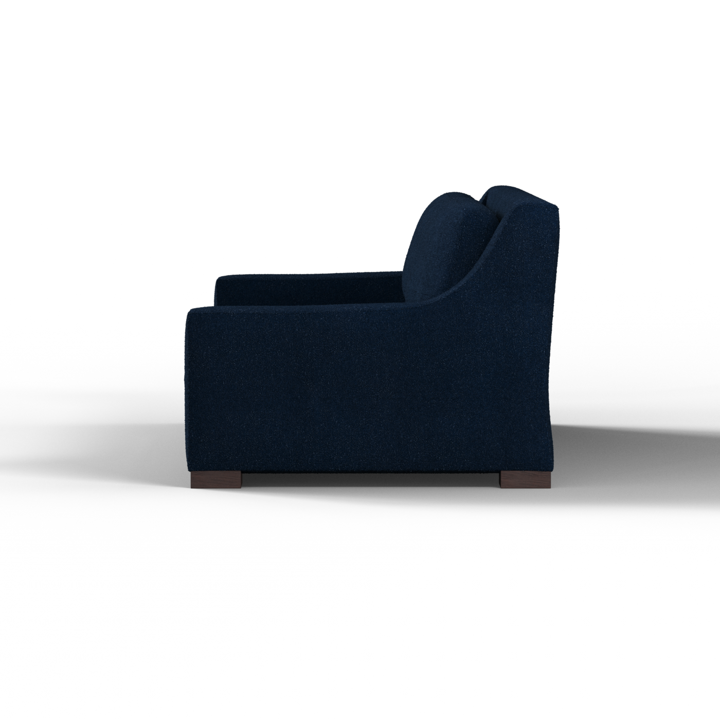 Louis 2 Seater Sofa — Structured Design with Tapered Arms
