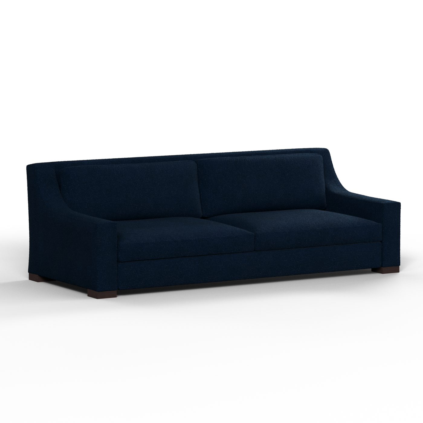 Louis 2 Seater Sofa — Structured Design with Tapered Arms